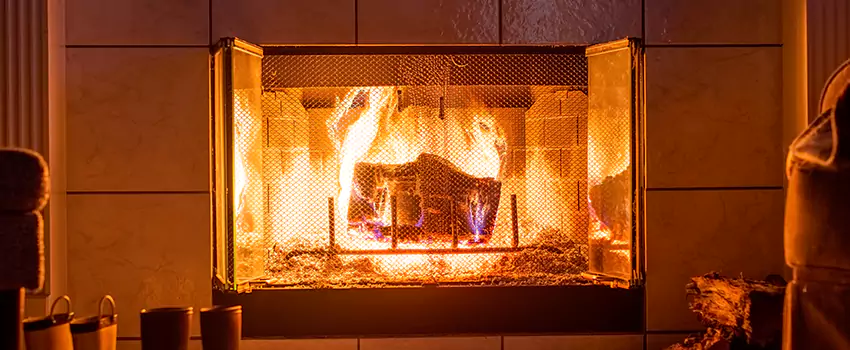Mendota Hearth Landscape Fireplace Installation in Lenoir, North Carolina