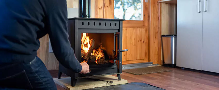 Open Hearth Wood Fireplace Installation in Lenoir, NC