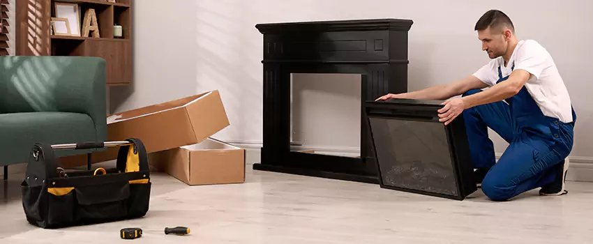 Old Rusted Metal Fireplace Repair And Replacement in Lenoir, NC
